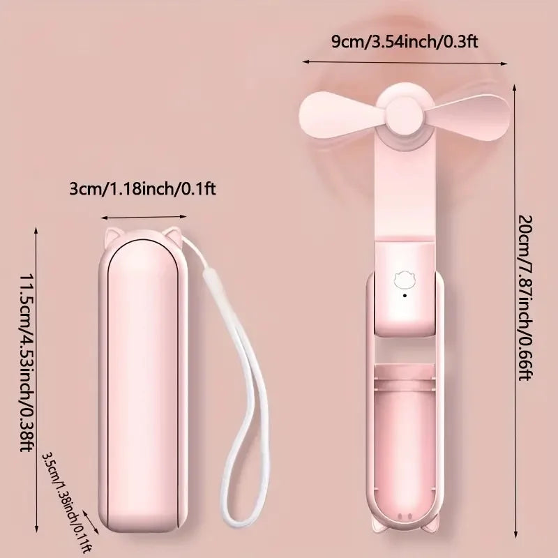 Mini Ventilateur Portable Rechargeable USB