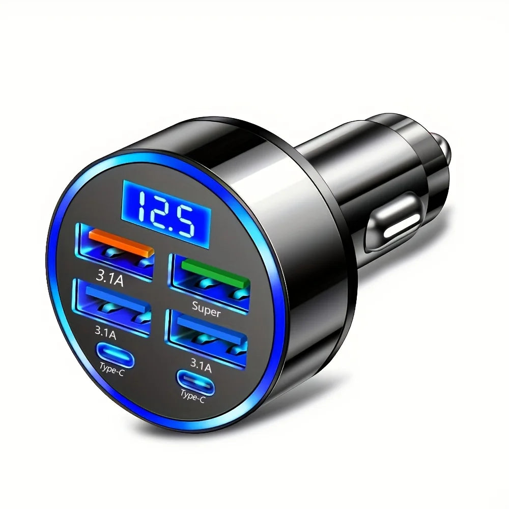 Chargeur Voiture Rapide Multi-Ports USB-C