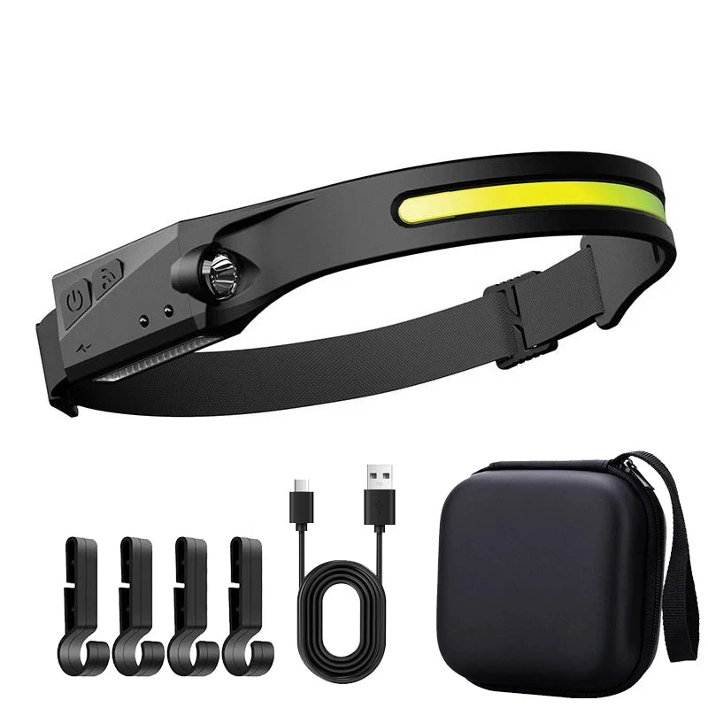 Lampe Frontale LED Rechargeable USB