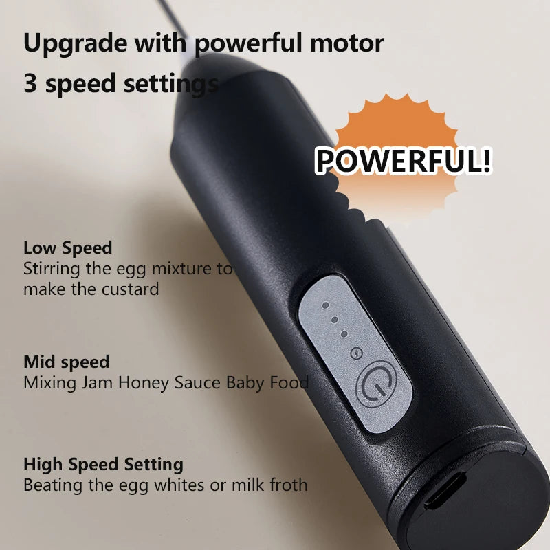 Mousseur à Lait Électrique Rechargeable+