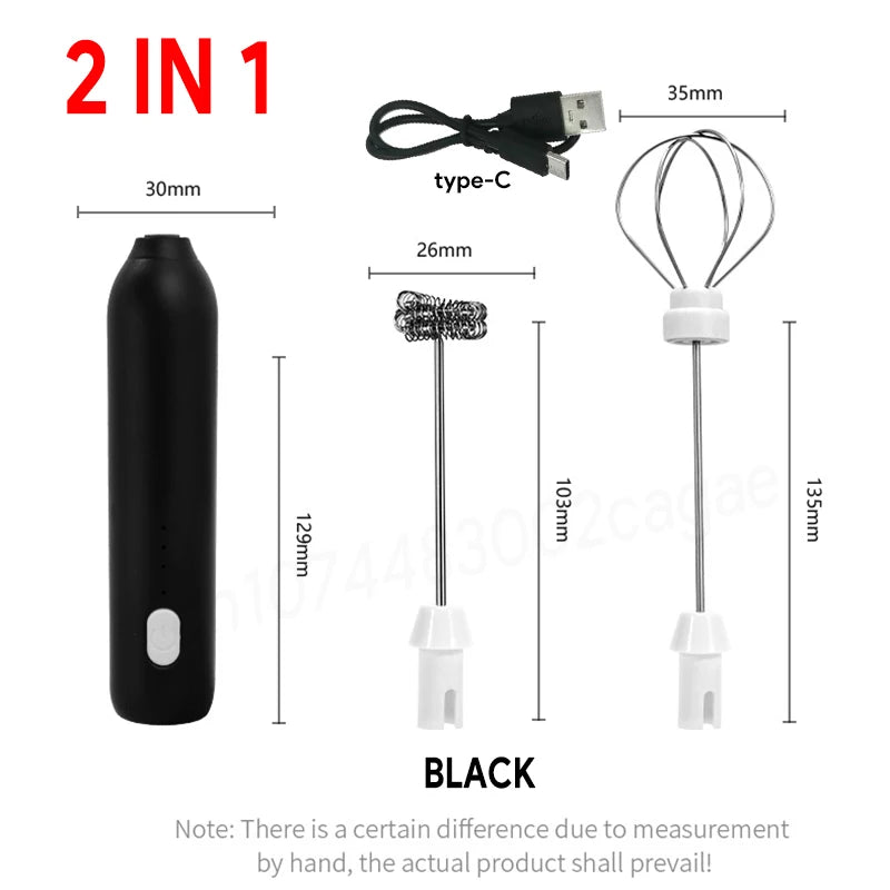 Mousseur à Lait Électrique Rechargeable+