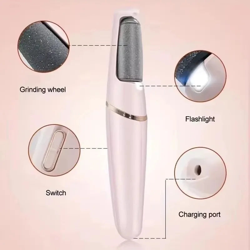 Ponceuse Électrique pour Pieds Rechargeable USB