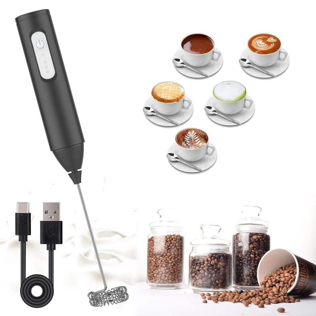 Mousseur à Lait Électrique Rechargeable