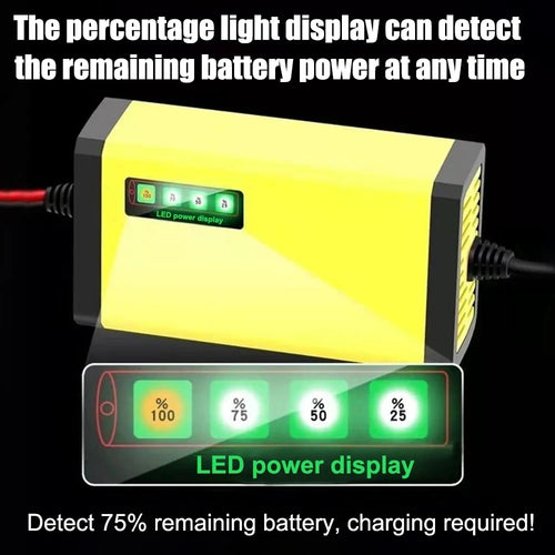 Chargeur de Batterie 12V pour Voiture/Moto