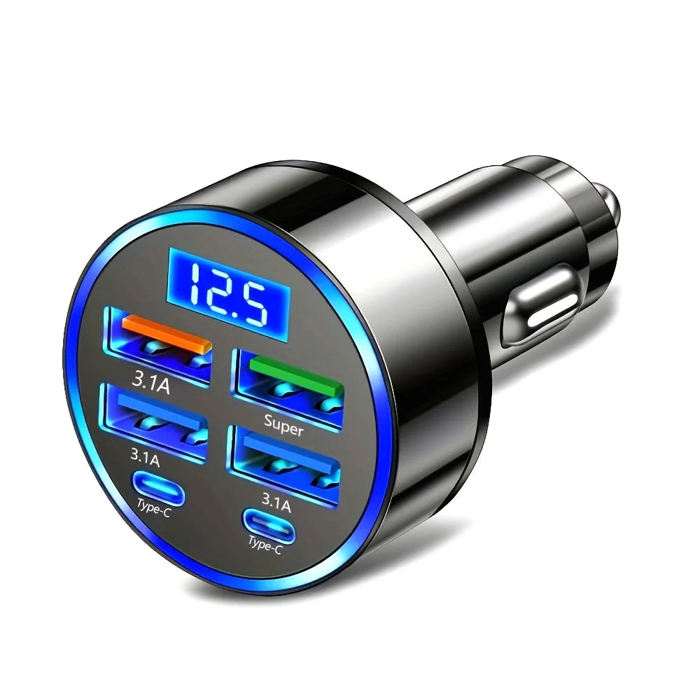 Chargeur Voiture Rapide Multi-Ports USB-C