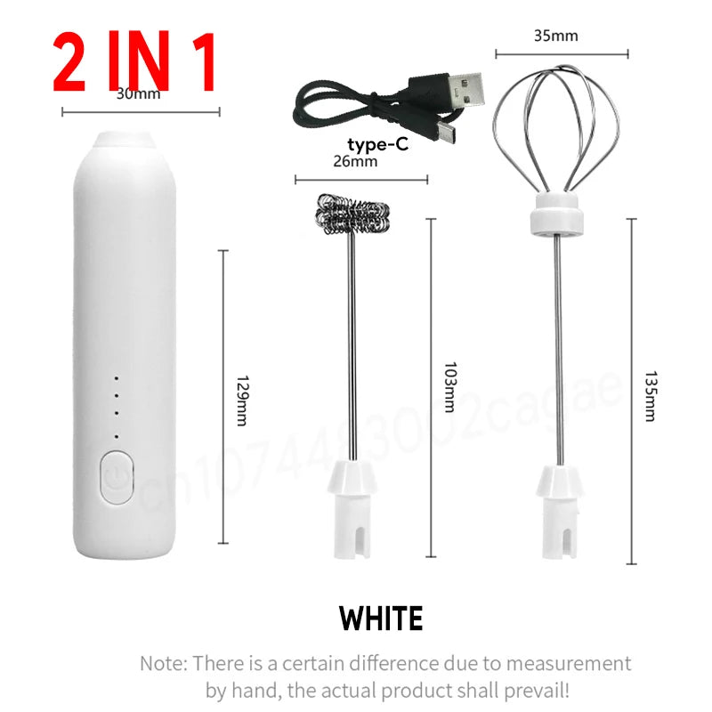 Mousseur à Lait Électrique Rechargeable+